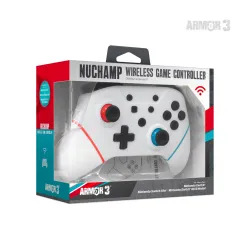 Pad Armor3 NuChamp Wireless Game Controller do Nintendo Switch Bezprzewodowy Biały