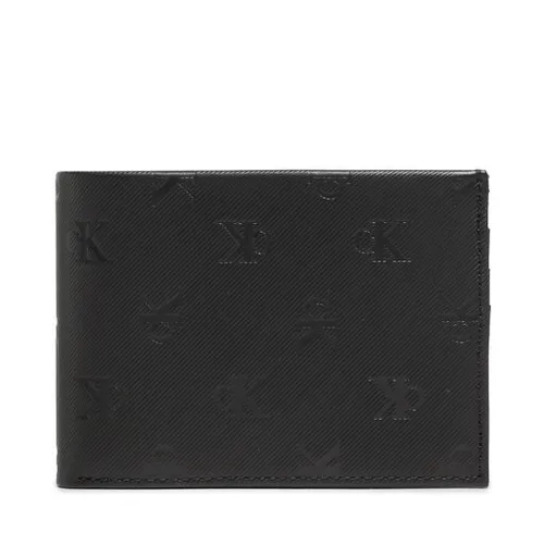 Büyük Erkek Cüzdan Calvin Klein Kot Pantolon Monogram Yumuşak Bifold Xl Aop K50K510137 0GJ