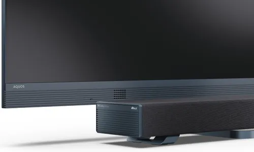 Soundbar SHARP HT-SBW55121 Czarny 5.1.2-kanałowy, Bezprzewodowy Subwoofer, HDMI eARC, Dolby Atmos, 4K, BT