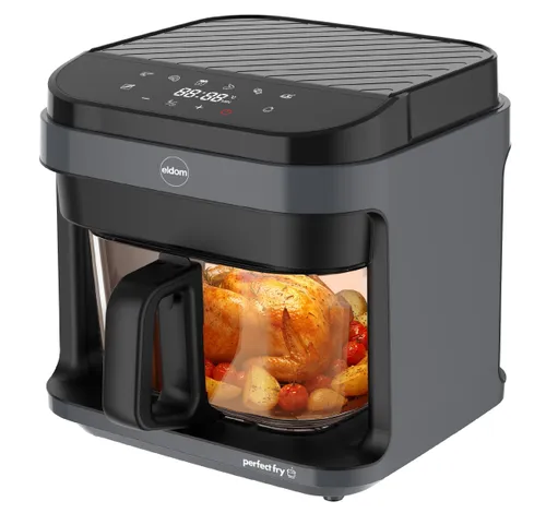 Air Fryer Frytkownica beztłuszczowa ELDOM FR500 5.5l z okienkiem do obserwacji postępów