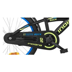 Rower dziecięcy INDIANA Rock Boy 20 cali dla chłopca Czarny