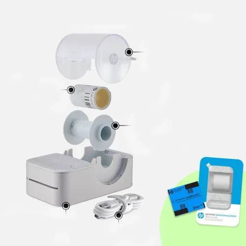 Drukarka HP Sprocket Panorama Biały