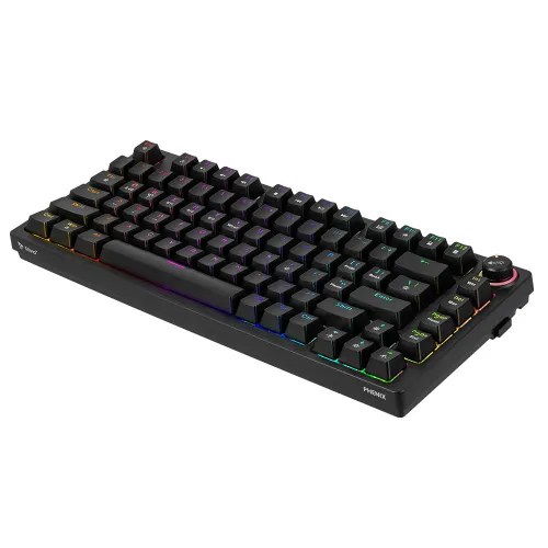 Klawiatura mechaniczna Savio Phenix Gateron Red Pro ABS Czarny