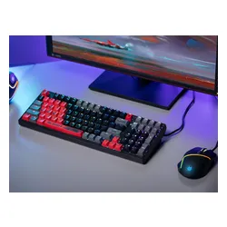 Klawiatura gamingowa A4Tech Bloody S98 Sports BLMS Red Plus przewodowa mechaniczna podświetlana czarna