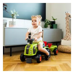 Falk Jeździk Claas 470 Arion Zielony Z Przyczepką + Zestaw Do Piasku