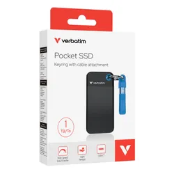 Dysk VERBATIM Pocket 1TB SSD Czarno-niebieski