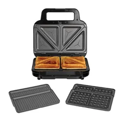 Opiekacz Breville VST098X 3w1 Trójkąty Gofry Panini 900W