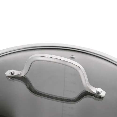 Garnek wysoki ze stali nierdzewnej z pokrywką Starke Pro Aveiro 12 l