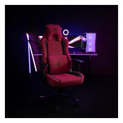 Fotel Arozzi Vernazza Supersoft Bordeaux Gamingowy do 145kg Tkanina Bordowy