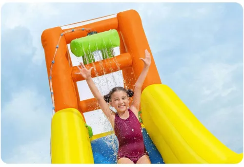 Dmuchany plac zabaw Bestway XXL dla dzieci zjeżdżalnia 435x286x267 cm