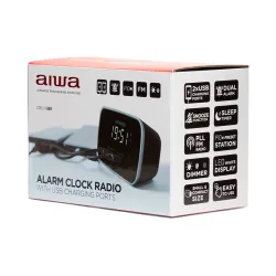 Radiobudzik Aiwa CRU-19BK Czarny