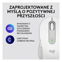 Myszka Logitech Signature M650 L - biały