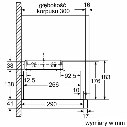 Okap Bosch DFM064W55 Srebrny