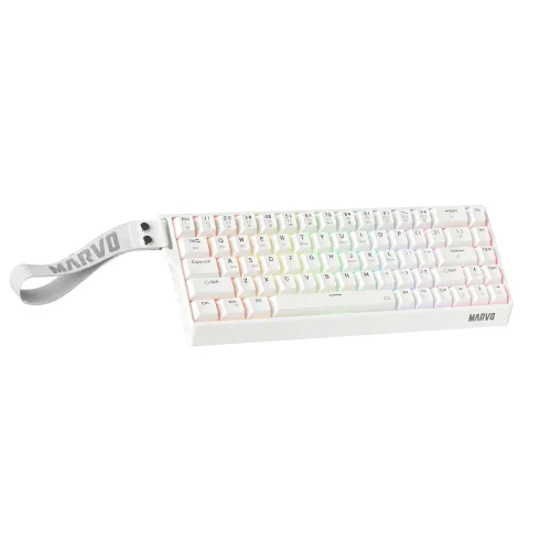 Klawiatura mechaniczna Marvo Saber 65W Biały
