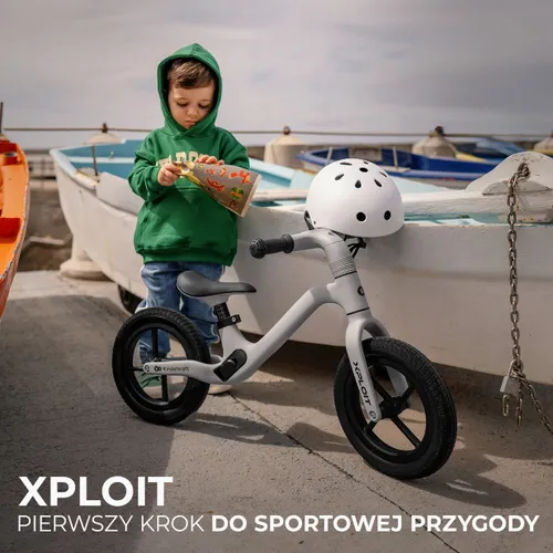 Rowerek biegowy Kinderkraft Xploit moonstone silver