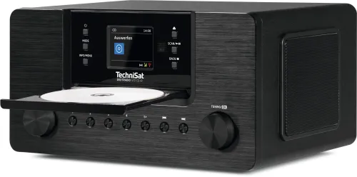 Radioodbiornik TechniSat DigitRadio 570 CD IR Radio FM DAB+ Internetowe Bluetooth Czarny