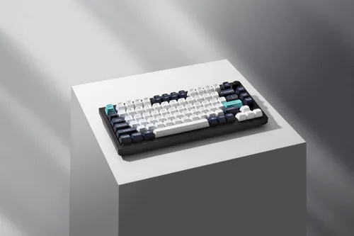 Klawiatura KEYCHRON Q1 Max Wireless Switch Gateron Jupiter Banana Czarno-biało-niebieski
