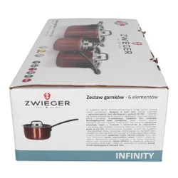 Zestaw garnków ZWIEGER Infinity (6 elementów)