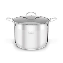 Garnek wysoki ze stali nierdzewnej z pokrywką Starke Pro Aveiro 12 l