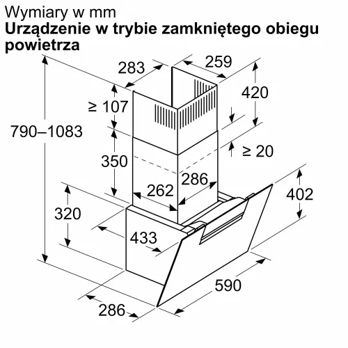 Okap Siemens LC67KFN60 Czarny