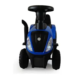 Jeździk traktor z przyczepką New Holland jeździdełko dla dziecka pojazd 12M+ niebieski