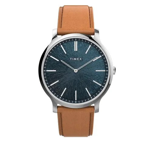 Timex City TW2V43400 Kahverengi / Gümüş Saat