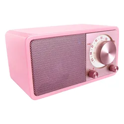 Radioodbiornik Sangean GENUINE MINI WR-7 Radio FM Bluetooth Różowy