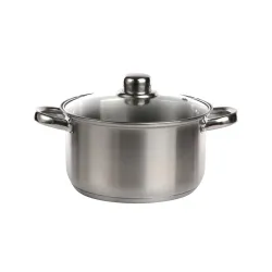 Garnek ze stali nierdzewnej z pokrywką FABIO 3,6 l