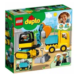 LEGO DUPLO 10931 грузовик и гусеничный экскаватор