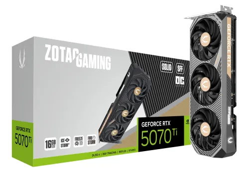 Karta graficzna Zotac GeForce RTX 5070 Ti SOLID SFF OC 16GB GDDR7 256bit DLSS 4