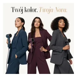 Suszarka do włosów SkinVibe Nova PlasmaGo Zimny nawiew 1100W 2 prędkości 4 temperatury Eggplant