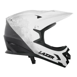 Kask rowerowy LAZER Phoenix+ Czarno-biały Full Face (rozmiar XS)