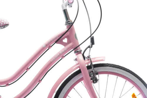 Rower dziecięcy SUN BABY Heart Bike 20 cali Shimano dla dziewczynki Różowy