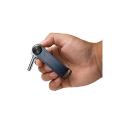 Skórzany organizer na klucze Orbitkey Key Organiser Pro Saffiano Leather - oxford navy
