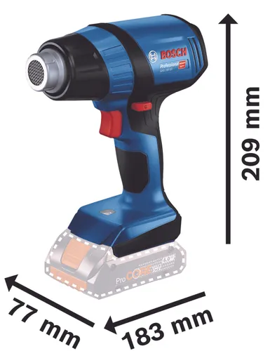 Opalarka w walizce L-BOXX Bosch GHG 18V-50