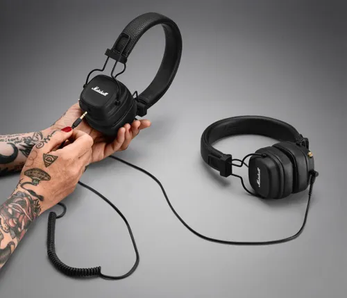 Беспроводные наушники Marshall Major IV Bluetooth Over Ear Bluetooth 5.0 Black