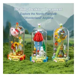 Klocki budowlane scena koncertowa figurki instrumenty dla dorosłych