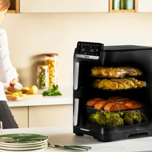 Air fryer Tefal Easy Fry Crispy Stack EY7528 2700W 10l Aplikacja mobilna