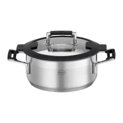 ROESLE Silence Pro 2,9 l - garnek ze stali nierdzewnej z pokrywką do odcedzania