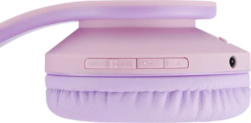 Słuchawki nauszne POWERLOCUS P2 Kids Kocie uszy Fioletowo-różowy