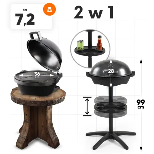 Grill elektryczny ProfiCook PC-BQS 1303 1621,5cm2