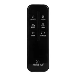 Wentylator MISSION AIR Tower Fan Czarny