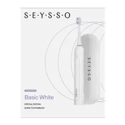 Szczoteczka soniczna SEYSSO Carbon Basic Biała