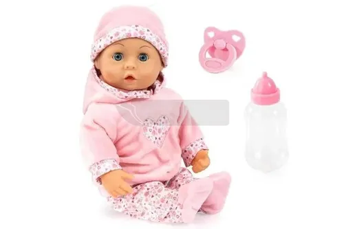 Bobas pierwsze słowa różowy 38cm