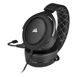 Słuchawki przewodowe z mikrofonem Corsair HS60 PRO SURROUND CA-9011213-EU Nauszne Czarny