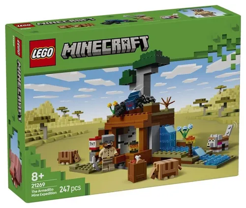 LEGO Minecraft 21269 Wyprawa do pancernikowej kopalni