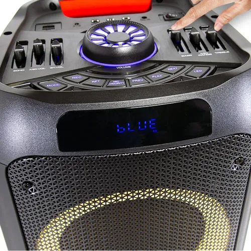 Power Audio Manta SPK5310PRO 120W Bluetooth Radio FM Mikrofon Karaoke Czarny