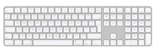 Klawiatura membranowa Apple Magic Keyboard z Touch ID i polem numerycznym Biały