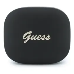 Słuchawki dokanałowe GUESS Script Metal Logo Czarny z tłumaczem