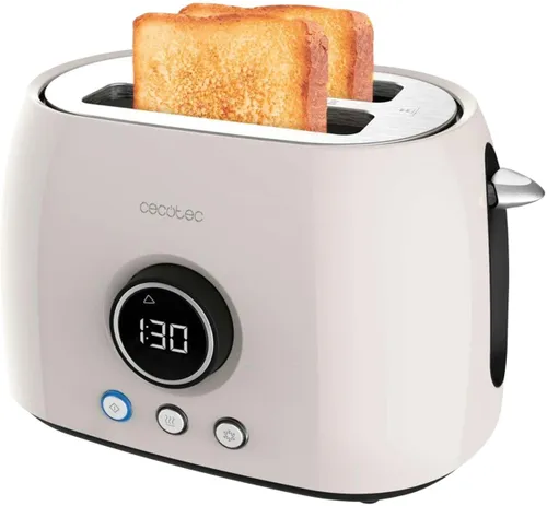 Тостер Cecotec ClassicToast 8000, двойной, бежевый
